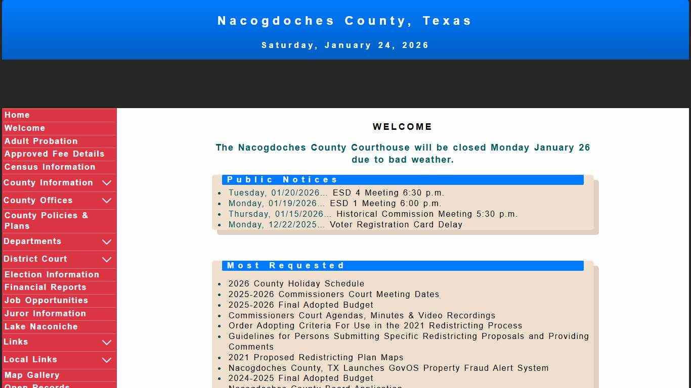 Nacogdoches County, Texas
