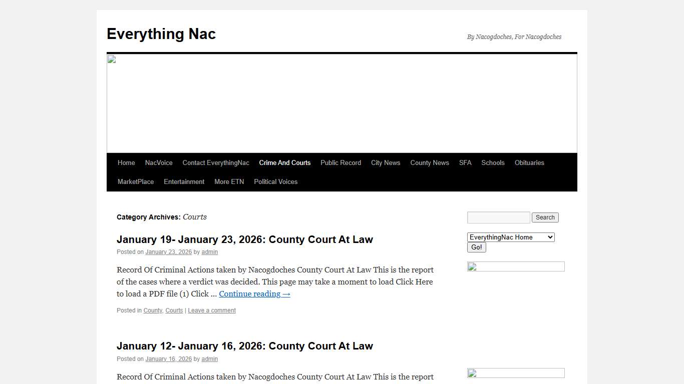 Courts Everything Nac